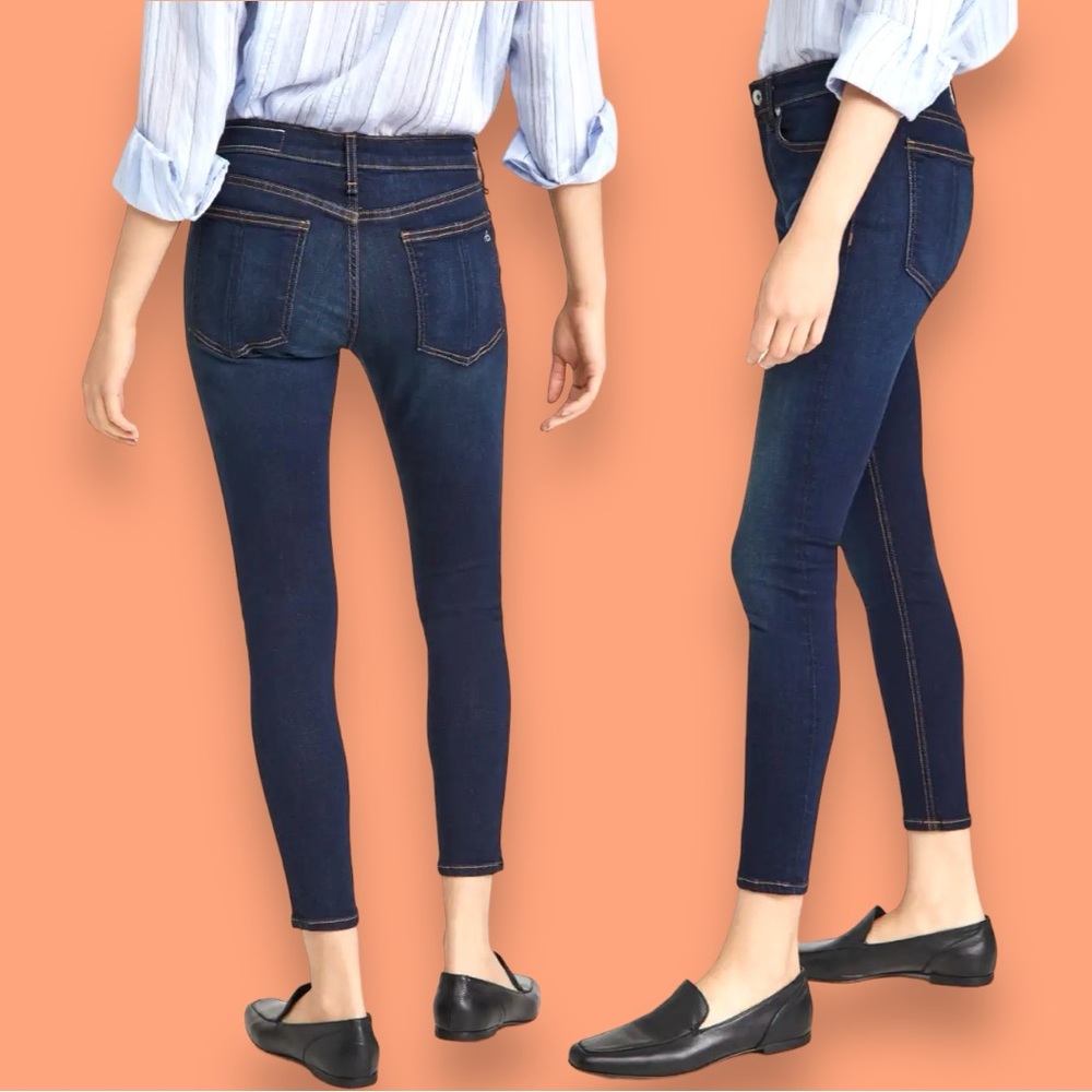 🎉HOST PICK🎉EUC Rag&Bone Cate Mid-Rise Ankle Skinny Jeans 👖 Size 27 - Picture 2 of 16